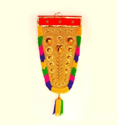 Handcrafted Nettipattam | Elephant Caparison Wall Hanging | 3 feet