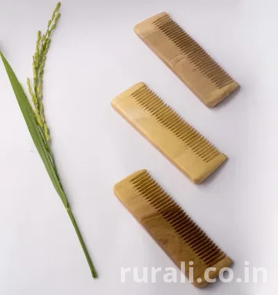 Neem Wood Travel Comb - Pack of 2